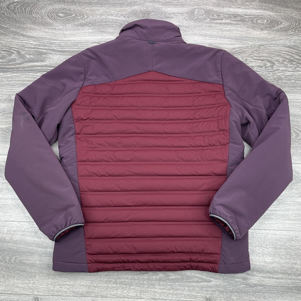 Mountain Hardwear Jacket Mens Medium M Red Full Zip Mock Duck Down Puffer Coat - Picture 12 of 16